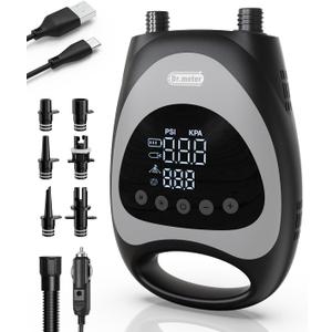 Paddle Board Pump, Rechargeable Battery for 6 SUPs Inflation & Deflation, 20PSI High Pressure Portable Electric SUP Air Pump with LED Light Auto-Off, for Stand Up Paddleboard, Inflatables Paddle Board Pump, Rechargeable Battery for 6 SUPs Inflation & Deflation, 20PSI High Pressure Portable Electric SUP Air Pump with LED Light Auto-Off, for Stand Up Paddleboard, Inflatables