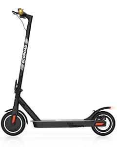 ECOROAD EC6 Electric Scooter for Adults, 19 MPH & 15 Miles Range, 400W Peak Motor, 8.5" Pneumatic Tires, Foldable Commuter Scooter with Turn Signals, 220 lbs Capacity (UL Certified)