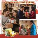 2 x Lenoka Crochet/Cute Mini Emotional Support Turtle Handmade Gift - Perfect Emotional Support Gifts for Friends, Students, and Women; A Funny, Cheap, and Unique Surprise Gifts (Brown)