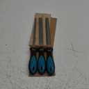 LIBRATON Wood Rasp Set, 3PCs - Wood Rasps, Sandpaper, Flat & Round Files for Shaping & Sharpening