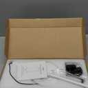 EDISHINE Upgraded LED Table Lamp, Dimmable Bedside Lamp, 3 Color Temperature, Power Cord Touch Switch Desk Lamp, Minimal Nightstand Lamp for Bedroom, Living Room, Gift, Metal Finish, Eye Caring, White