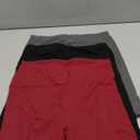Siimcuzy 3 Pack Women's Maternity Shorts with Pockets Over The Belly Yoga Biker Pregnancy Workout Running Active Shorts, L