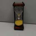 Hourglass Timer,Sand Timer,Timer 30/60 Minutes,Sand Clock,Metal Bracket,Children's Safety Hourglass,Versatile Classical Hourglass,Office and Home Accessories,19 * 8.5  