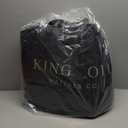 King Koil Luxury Full Size Plush Pillow Top Air Mattress with Built-in High-Speed Pump for Home, Camping & Guests 20" Inflatable Double High Blow Up Airbed, Durable, Waterproof (Black)