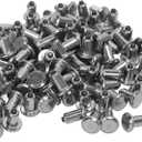 Keenso 100PCS 12mm Tire Studs Spikes, Alloy Anti Slip Ice Snow Wheel Tyres Studs Screw for ATV UTV Forklift Off Road Vehicle Motocross Bike