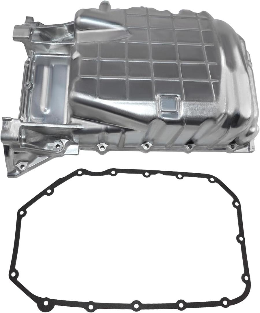 Engine Oil Pan with Gasket Compatible with 2008-2012 Honda Accord 2012-2014 Crosstour 2008-2014 Acura TSX 2.4L 2354cc L4 144 Replaces # 11200-R40-A00