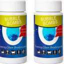 2 Pcs Powerful Magic Bubble Bombs Drain Cleaner - Fast Foaming Pipe Cleaner Powder Dredge Agent for Kitchen Toilet Pipeline Quick Cleaning Tool