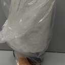 Fenmzee Bedside Table Lamp for Bedroom - 3 Way Dimmable Touch Lamp USB C Charging Ports and AC Outlet, Small Lamp Wood Base Round Flaxen Fabric Shade for Living Room, Desk, LED Bulb Included