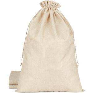 Tapleap Burlap Bags with Drawstring - 10Pcs 16x24 Original Sacks for Wrapping Gifts, Storage, Decoration, Gardening, Clothes, Seeds, Root Ball or Other Household Use