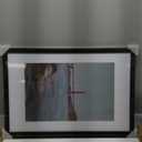 Frametory, 16x24 Frames Display 12x18 Picture with Mat or 16x24 Photo Without Mat, Shatter-Resistant Glass, Pre-Installed Wall Mounting Hardware - Black