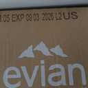 Evian Natural Spring Water, 1.5 L bottle (Pack of 12)