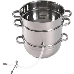 Kitchen Crop Little Creek Stainless Steel Water Distiller, 2 Gallon Capacity, Works on all Stovetops, Double Boiler, Render Lard & Tallow