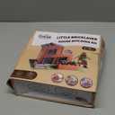 Mini House Building Kit for Kids Age 8+ - Block Building Toys with Real Mini Bricks, STEM Creative Gifts for Boys Girls- DIY Tiny House Construction Set