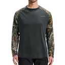LOOGU Men's UPF 50+ UV Sun Protection SPF Rash Guard Lightweight Long Sleeve Shirts Outdoor for Fishing Hiking Swimming Running (Gray, XXXL)