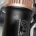 Dual Voltage 3 in 1 Hot Hair Styler  High-Speed Hair Dryer with Air Styler with Long Barrel Air Styler, European Hair Tools Styling, Fast Drying and Quick Styling, Travel Case,Gifts for Women (Black)