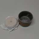 Small Ceramic Jar with Lid, Coffee Container, Coffee Canisters with Airtight Lids Kitchen Food Storage Jars for Spice Sugar Tea Bag, Mini Decorative Jars for Countertop, Grey & 5 fl.oz