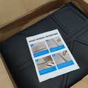Elsetyler Custom Fit for Cargo Liner 2016-2024 2025 2026 Volvo XC90 - Black TPE All Weather Heavy Duty Waterproof Rear Cargo Tray Trunk Floor Mat Protector