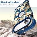 Hocase Heavy Duty Case for iPhone Air 6.5"", Blue Butterflies
