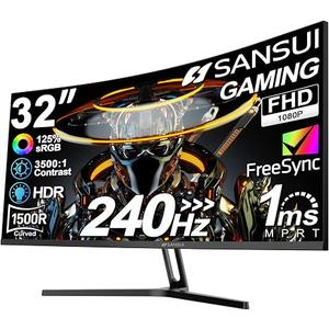 Sansui FHD 32" gaming monitor ES-G32C1F