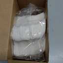 Colarr 100 Pcs Small Baby Shower Napkins Bodysuit Shape Gender Reveal Decorations Party Napkins a Message from the Bump Cocktail Disposable Paper for Baby Shower Thank You Gift (White)