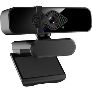 2K Webcam for PC, 85 View USB Computer Camera, with Noise Canceling Microphone & Privacy Cover, HD Web Cameras for Desktop Laptop Monitor Mac Streaming, Gaming & Video Calling