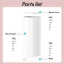 Sedeke 3PC Cylinder Pedestal for Party, Large White Cake Stand, Pedestal Display Plinth Pillars for Wedding Ceremony Birthday Party Art Decor--35.4''(L),29.5''(M),23.6''(S)