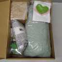 Birthday Gifts for Women, Get Well Soon Self Care Package Box, Sympathy Inspirational Gift After Surgery Blanket, Sending Hug Baskets Thinking of You Feel Better for New Mom Wife Friend Sister (Green)