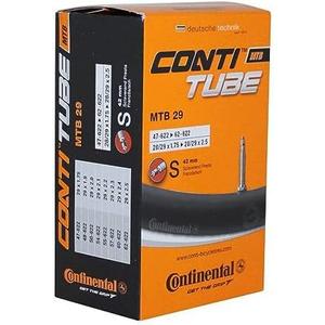 Continental 29" Bicycle Tube, 1.75"/2.5" 42mm Presta Valve, Black