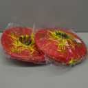 AMS 12-Inch Chinese Red Paper Lanterns Set of 2 Hanging Decorations for Chinese Spring Festival Celebration (Red, 12'')