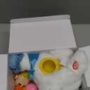 Plush Electric Stuffed Laying Egg Chicken Toy Doll with Sound Music Easter for Boys Girls (White01)
