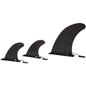 Retrospec Replacement Fins for Inflatable Paddle Board - Essential SUP Accessories Set of 3 - Removable Black Fins for Precise Steering in All Waters - Compatible with Weekender & Yogi iSUP