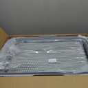 Stainless Steel Cat Litter Box with Lid, Extra Large, Great for Large & Small Cats, Easy to Clean, Anti-Leakage, Non-Sticky, Multifunctional 2 in-1 Metal Cat Litter Box - Light Gray
