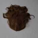 Brown Long Wavy Wig for Women Brown Cosplay Wigs with Middle Part for Halloween Outfit Long Wavy Curly Wigs Brown Wig for Daily Cosplay Costume Party + Hair Cap