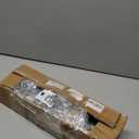 DAMEING Stair Railing 10FT Metal Staircase Handrail for Outdoor Steps, Black Galvanized Industrial Iron Pipe Hand Rail for Indoor Porch Stairs Wall Mount for Elderly Safety