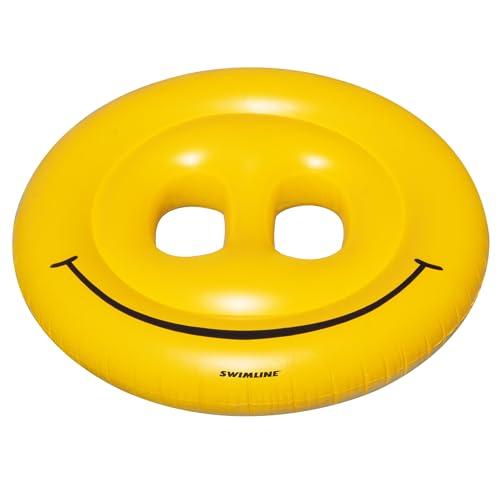 Swimline Smiley Face Pool Float , Yellow Swimline Smiley Face Pool Float , Yellow