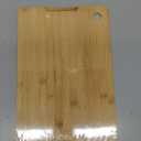 Bamboo Cutting Boards for Kitchen 14.9" x 9.6", Reversible Wood Cutting Board with Juice Groove & Side Handles, Chopping Board for Meat & Cheese, 100% Organic Bamboo