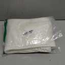 RESARE Waffle Bath Mat, Super Absorbent Non Slip, Machine Washable, Ultra Soft Boho Bath Rugs with Tassels, Upgraded Bordered Design, 17"x24" White