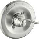 DLymtrx Replacement for Delta 13/14 & 1300/1400 Series BT14096 Trim Kit, Shower Cover Plate with Handle (Cartridge and Valve Not Included),Brushed Nickel