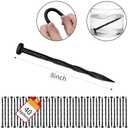 Kryonix Landscape Edging, Garden Edging 2 Inch Tall 40 FT Plastic Flexible with 40 Stakes for Gardens, Lawns, Landscaping, Flowerbeds, Black