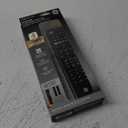 GE Samsung Replacement Remote, Universal Remote Control Compatible for Roku, Apple TV, Smart TV, Soundbar, Streaming Player, Blu Ray, DVD, DVR, 4 Device, Black, 44235