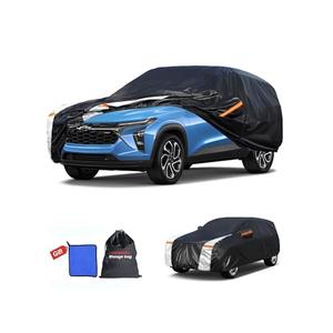 Chevrolet Trax Car Cover 100% Waterproof All Weather, SUV Car Cover Custom Fit 2013-2026 Chevy Trax, Full Exterior Car Covers Rain Sun UV Protection with Door Zipper.