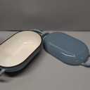 VORRINGARD Enameled Cast Iron Sourdough Bread Oven, Dutch Oven, Loaf Cast Iron Bread Pan for Homemade Bread Baking, Meatloaf Pan with Lid, 5QT, Sea Salt