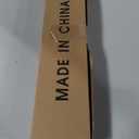 Black Curtain Rods for Windows 48 to 84, Adjustable Curtain Rod Set with Brackets Easy Install, Decorative Slender 5/8 Diameter Drapery Rod, Heavy Duty Drape Pole for Bedroom, Living Room