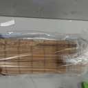 LazBlinds No Drill Bamboo Roman Shades, 37" W x 64" H, Malay Oak