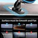 BHHB for iPhone 17 Magsafe Car Mount Charger, [2026 New] 15W 2in1 Magnetic Wireless Car Charger, fits for Magsafe Car Charger, Vent/Dashboard Phone Holder Mount for iPhone 17 16 15 14 13 12 Series
