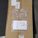 IZEUK 2 Combination Heavy Duty Garment Rack Wire Clothes Rack for Hanging Clothes, Metal Freestanding Closet Wardrobe Rack with 3 Rods Black 15.7" D x 43.3" W x 76.5" H