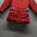 Girls Winter Dress Coats Faux Fur Hooded Fleece Jackets Waterproof Parka Outwear, Size 130