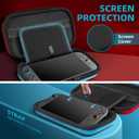 2 x TiMOVO Carrying Case for Nintendo Switch 2 2025, Large Capacity Protective Hard Shell Portable Travel Case Pouch for Switch 2, with 10 Game Card Slots and Pockets for Console & Accessories, Blue+Red