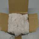 Kevin Textile Soft Plush 12x20 Inch Lumbar Pillow Cover 1 Pack, Luxury Fluffy Faux Fur Striped Flannel Rectangle Cushion Case for Couch Sofa Chair Bed Home Decor, Beige