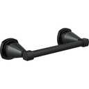 Delta Stryke Matte Black Wall mount Single post Toilet Paper Holder 1 -Rolls